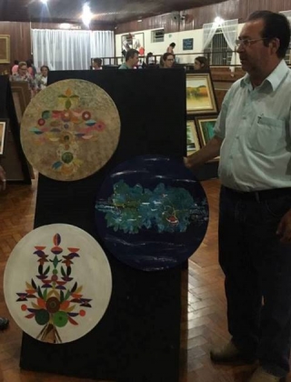 Exposição de Artes Plásticas na cidade de Brazópolis.
