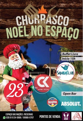 Churrasco Noel no Espaço