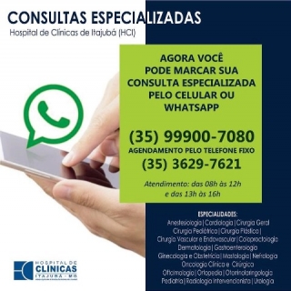 Consultas Especializadas do Hospital de Clinicas Itajubá