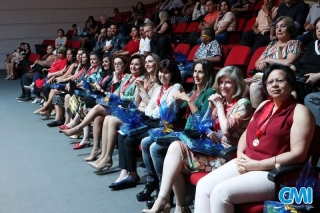 As homenageadas a ‘Comenda Vereadora Maria de Lourdes Sanc