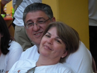 FRUTA MADURA - Antônio Trotta e Flávia Cazarini comemoram