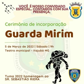 Guarda Mirim, 2022. Turma Sebastião Rieira.