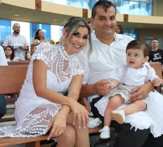 O Batismo do Miguel Bittencourt Lamoglia Pereira dos Santos