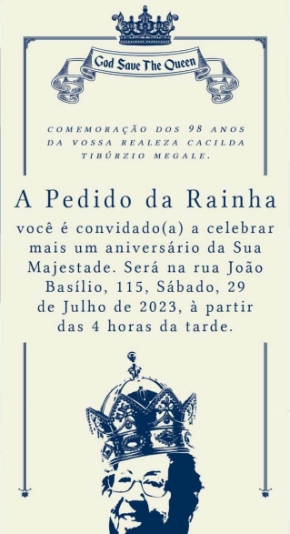 Sra. Cacilda Tibúrzio Megale comemorou 98 anos de vida